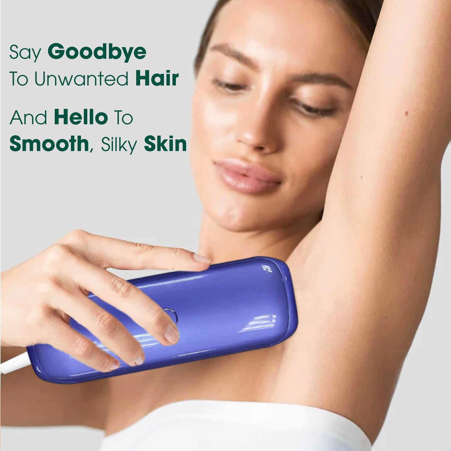 The LumiGlow: Ice-Cooling IPL Hair Removal Handset