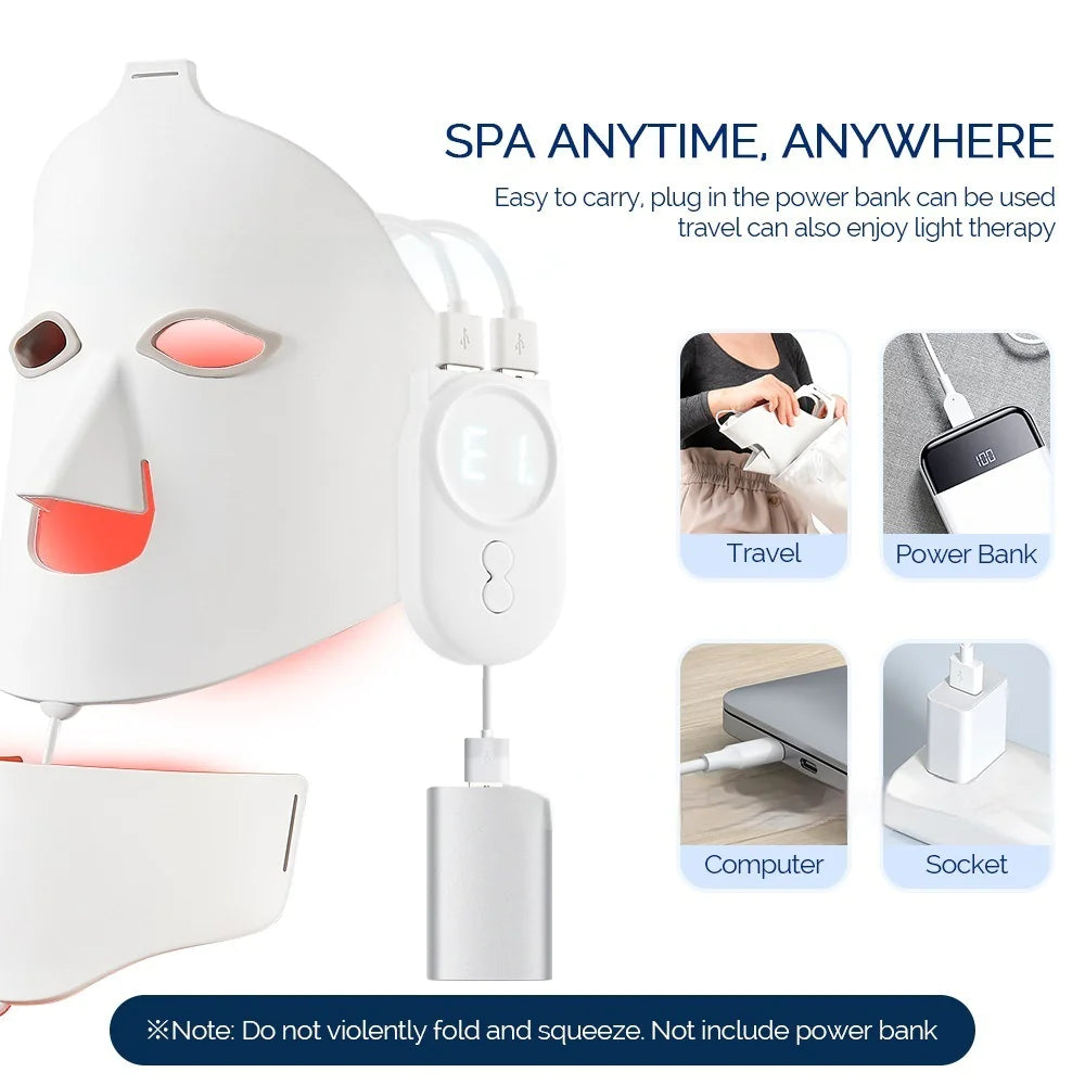 The Light Lab: 7-Color LED Face + Neck Mask