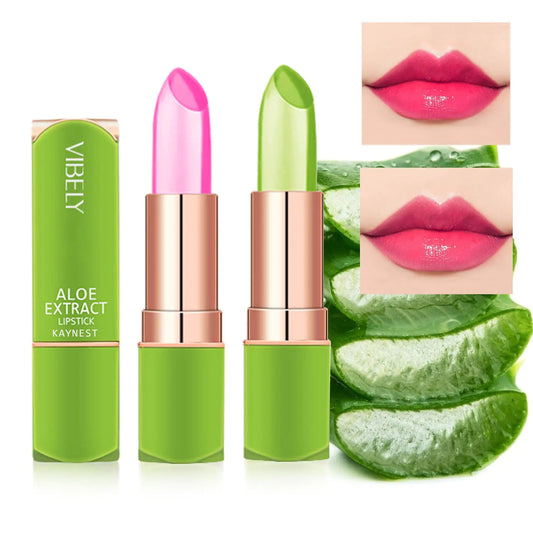 Vibely Aloe Color-Shift Lip Balm Duo