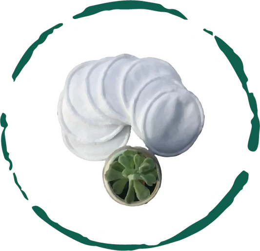 No-Waste Reusable Bamboo Facial Rounds Pads (5pcs)