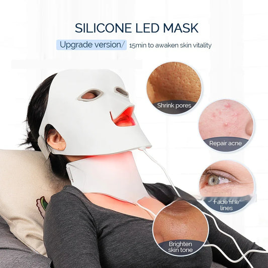 The Light Lab: 7-Color LED Face + Neck Mask