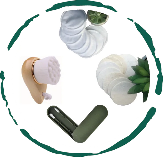 No-Waste Facial Skin Care Accessories Bundle (12-Piece Set)